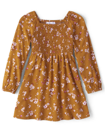 Baby And Toddler Girls Mommy And Me Floral Smocked Dress