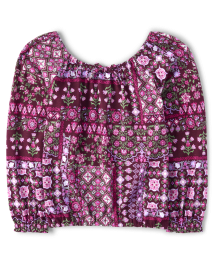 Haut patchwork pour filles