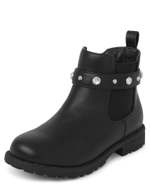 Girls rhinestone boots store