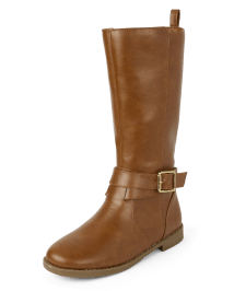 Girls buckle boots clearance