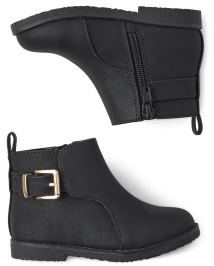 Toddler Girls Buckle Booties