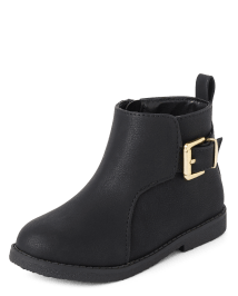 Toddler Girls Buckle Booties