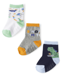 Baby Boys Mix And Match Dino Midi Socks 6-Pack | The Children's Place ...