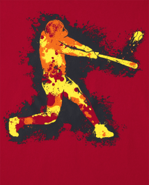 Boys Baseball Player Graphic Tee