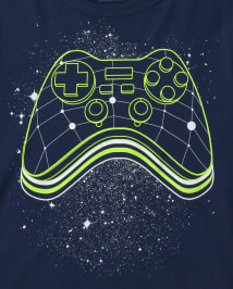 Camiseta Oficial De Xbox Para Niños - Diseño Con Controlador Verde Y Negro, Tallas De 5 A 15 Años