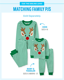 Pyjama ajusté en coton à rayures pour bébé et tout-petit
