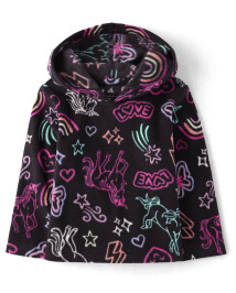 Fleece hoodie outlet toddler girl