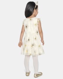Star mesh deals tiered dress