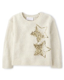 Sequin star outlet sweater