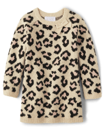 Girls Leopard Print Ponte Knit Jeggings  The Children's Place CA - TOASTED  CASHEW