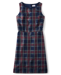 Plaid A-Line Dress