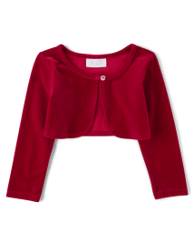 Baby girl red bolero outlet