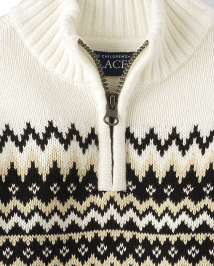 Boys 2025 snowflake sweater