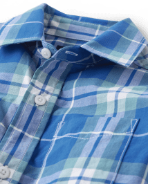 Boys Long Sleeve Plaid Poplin Button Up Shirt | The Children's Place CA ...