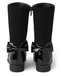 Patent girls boots sale