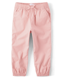 Girls Twill Woven Pull-On Cropped Jogger Pants | The Children's Place ...