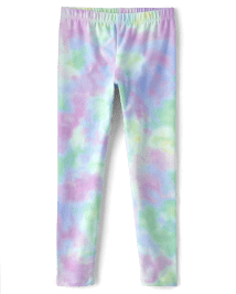Leggings Imprimés Tie Dye Pour Filles – Taille Haute, Extensible, Pack De 5 Couleurs