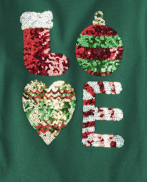 Sequin christmas top new arrivals