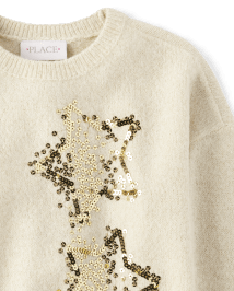 Sequin star sweater online