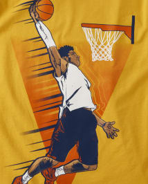 Boys Basketball Graphic Tee