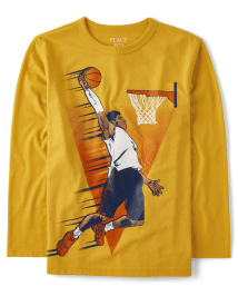 Boys Basketball Graphic Tee