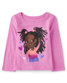 toddler girl graphic tees