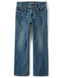 Boys Non-Stretch Bootcut Jeans