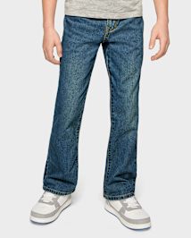 Boys Non-Stretch Bootcut Jeans