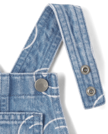 Girls denim shortalls 2025