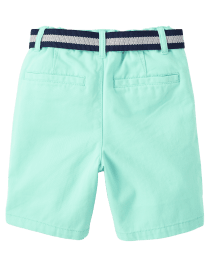 Boys Belted Chino Shorts