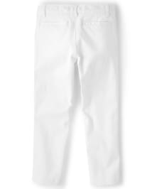 Boys Uniform Stretch Straight Chino Pants