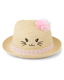 bébés filles Cat Fedora