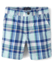 Plaid chino clearance shorts