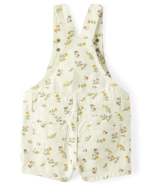 Baby And Toddler Girls Floral Shortalls