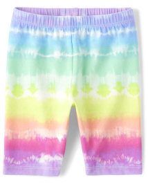 Girls Print Bike Shorts