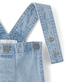 Girls Patch Pocket Denim Skirtall