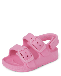 Baby Girls Buckle Slides