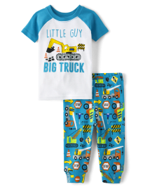 Boys construction pajamas clearance