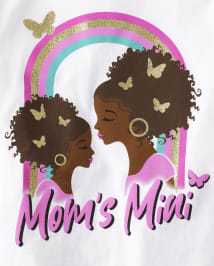 Girls Mom's Mini Graphic Tee