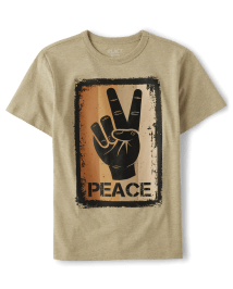 Boys Peace Graphic Tee