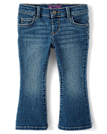 Baby And Toddler Girls Flare Jeans