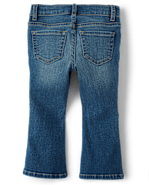 Baby And Toddler Girls Flare Jeans