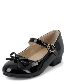 tout-petit, fille Boucle Cuir synthétique verni talon bas Chaussures