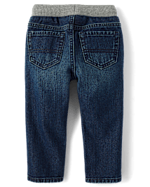 Baby And Toddler Boys Pull On Straight Jeans