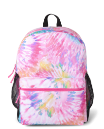 Girls Rainbow Tie Dye Backpack