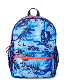 Boys Tie Dye Dino Backpack