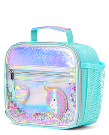 Girls Holographic Shakey Unicorn Lunchbox