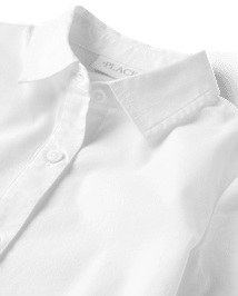 Girls Uniform Short Sleeve Button Up Shirt WHITE The Children s Place CA
