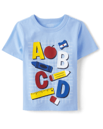 Baby And Toddler Boys ABC Graphic Tee