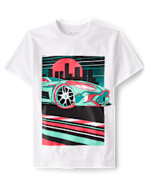 Boys Car City Graphic Tee